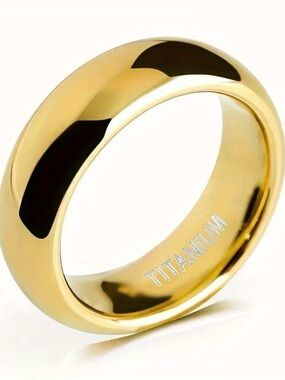 Gold Women's Dome Ring